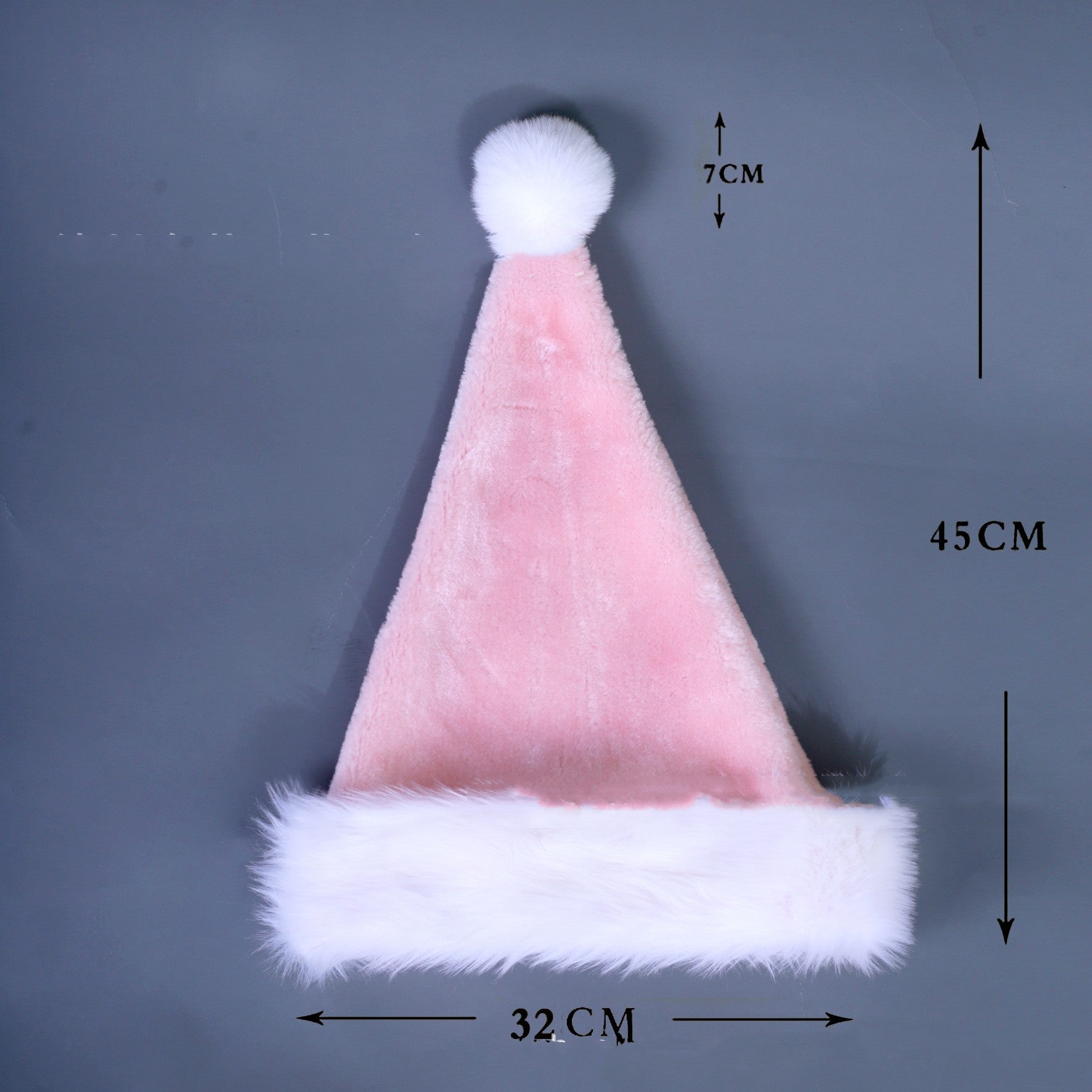 Cappello di Babbo Natale in peluche per adulti e bambini