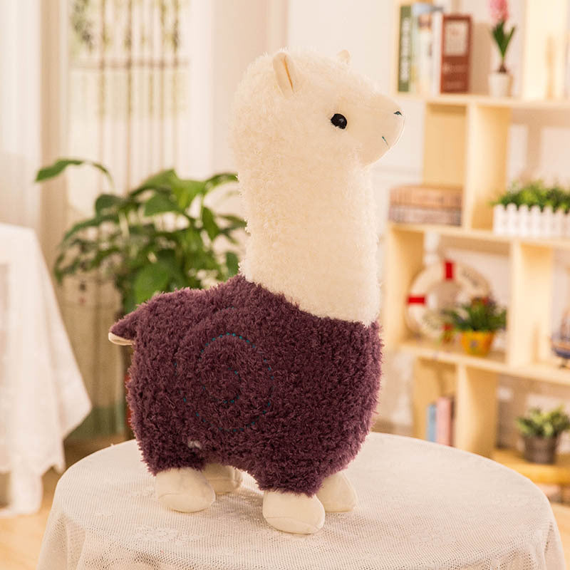 Alpaca di peluche soffice
