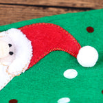 Santa and Snowman Wine Bottle Cover