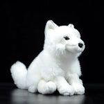 Fluffy Arctic Fox Plush Toy