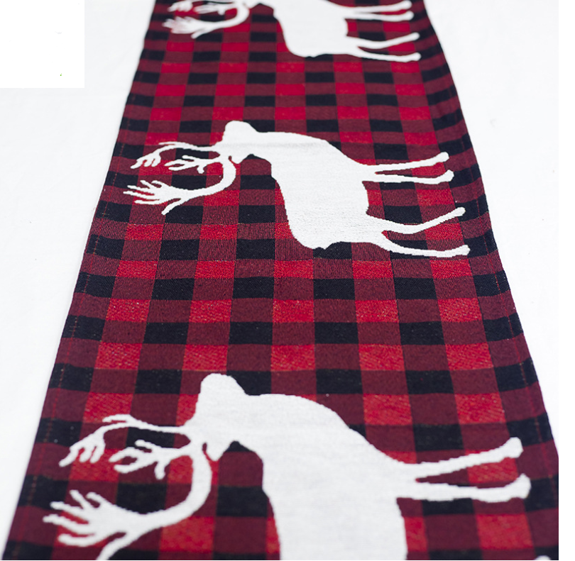 Reindeer and Snowman Christmas Table Runner