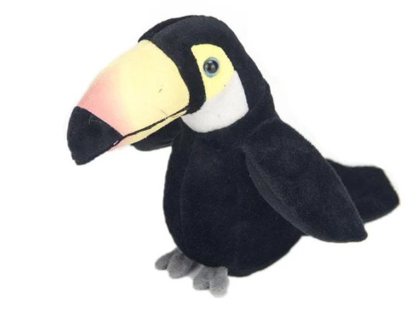 Pratende papegaaienknuffel die nazegt