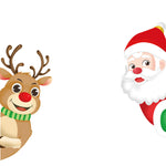 Christmas Static Cling Window Stickers