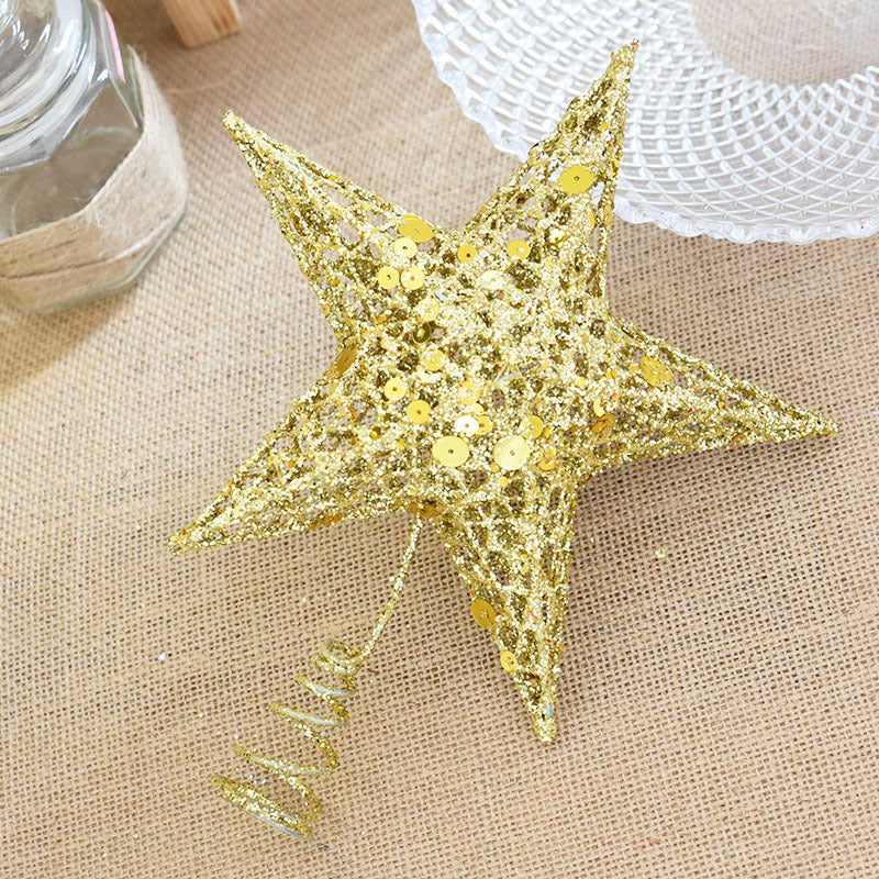 Estrela de Metal para Topo de Árvore de Natal