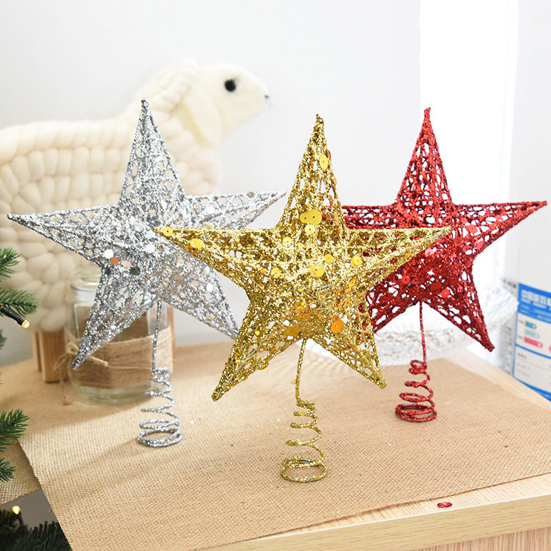 Estrela de Metal para Topo de Árvore de Natal