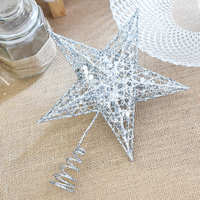 Estrela de Metal para Topo de Árvore de Natal