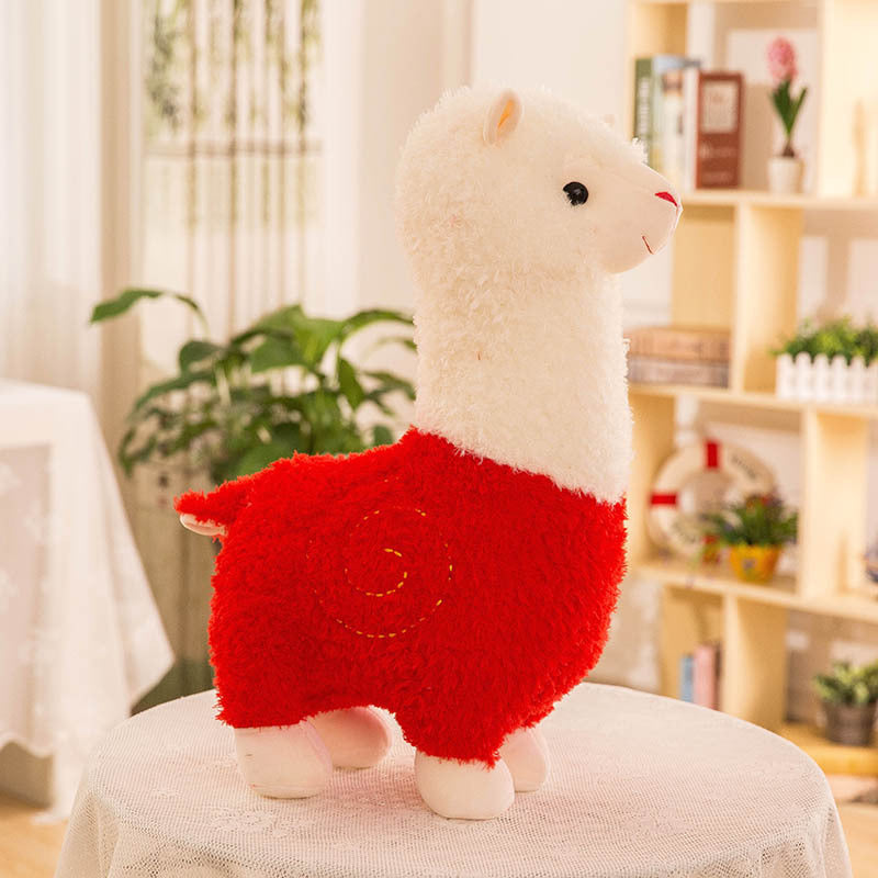 Alpaca di peluche soffice