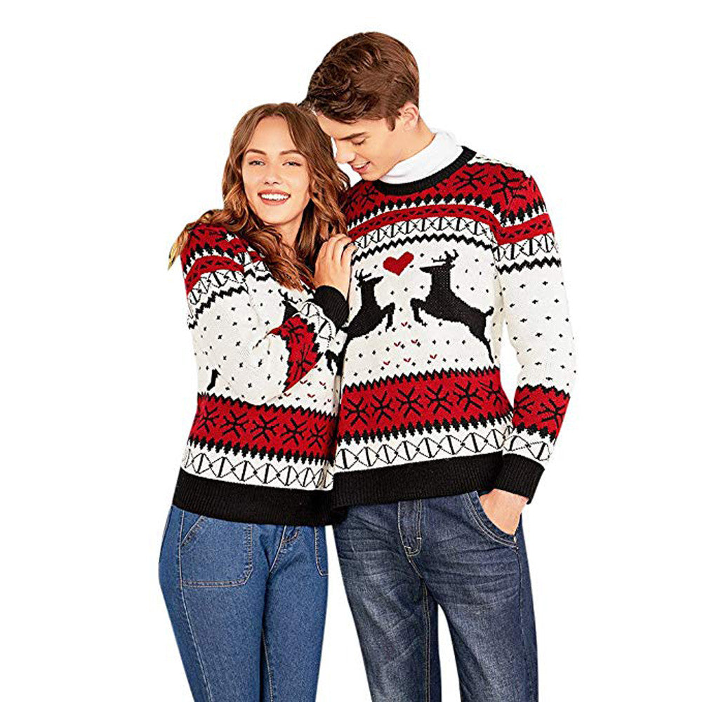 Couples Matching Christmas Knit Sweater 1