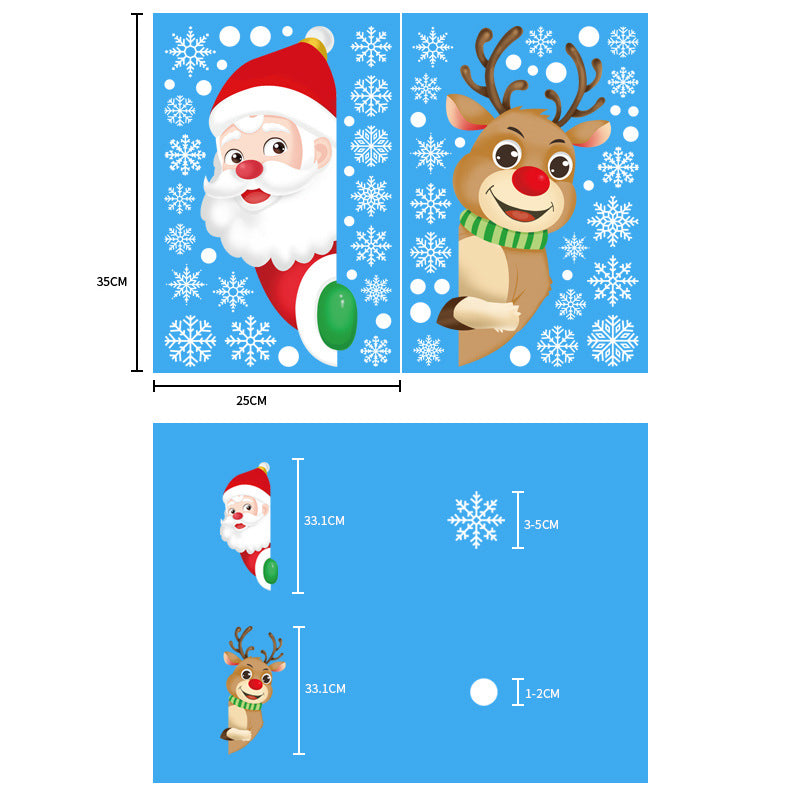 Christmas Static Cling Window Stickers