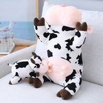 Coussin peluche vache mignonne