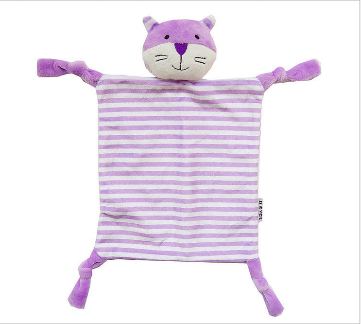 Doudou couverture animal en peluche pour bébé