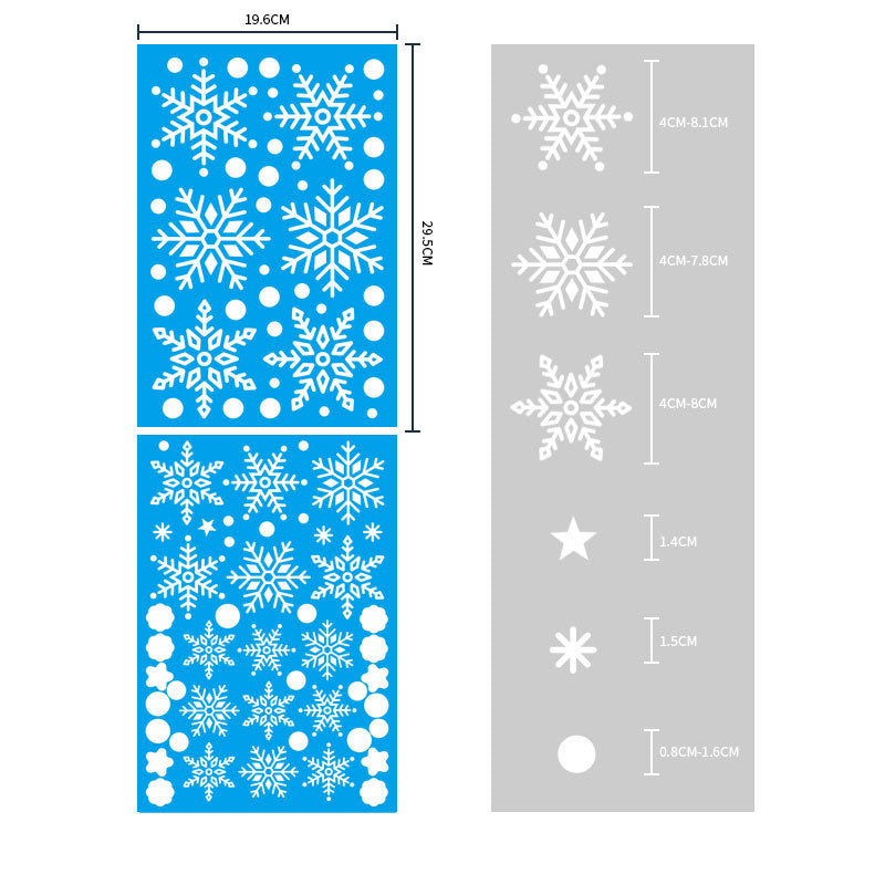 Christmas Static Cling Window Stickers