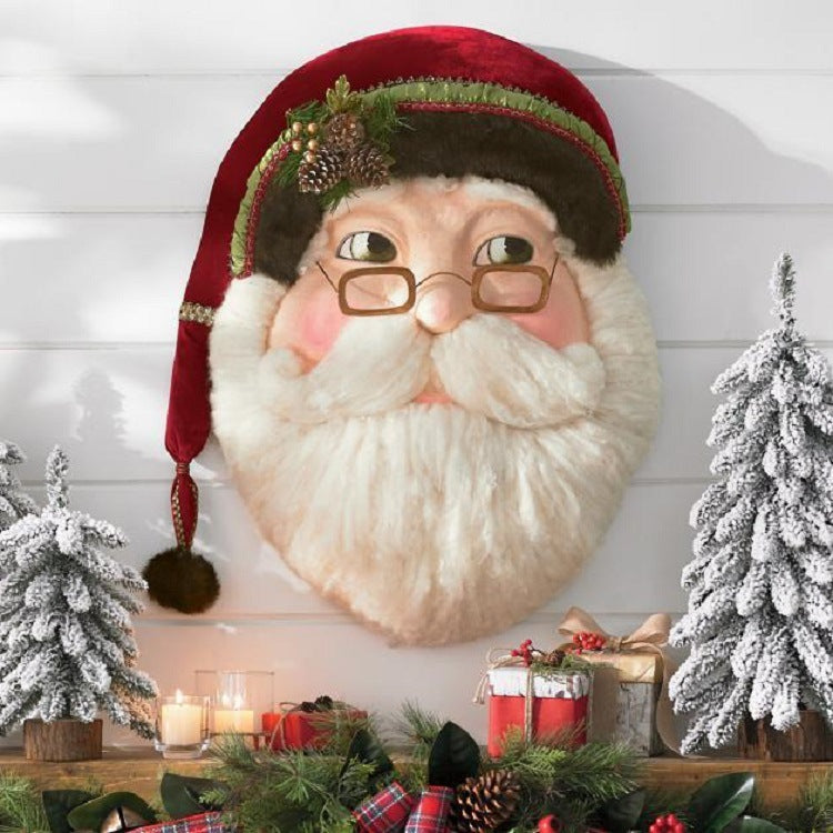 Wooden Santa's House Christmas Wall Sign