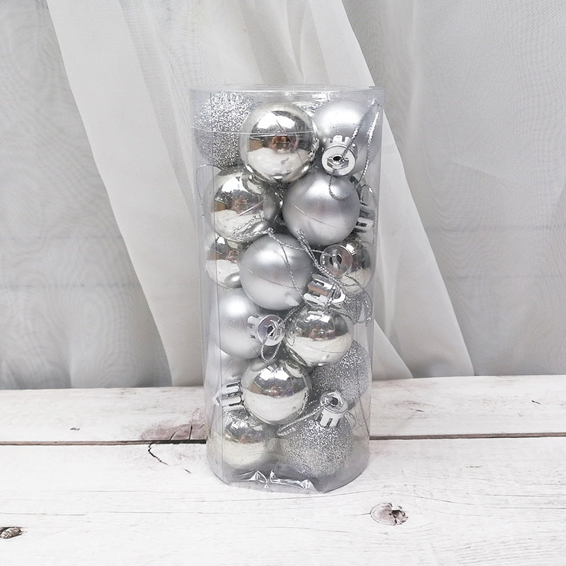 Shiny and Matte Christmas Ball Ornaments