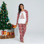 Merry Christmas Letter Matching Family Pajamas 2