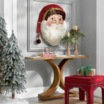 Wooden Santa's House Christmas Wall Sign