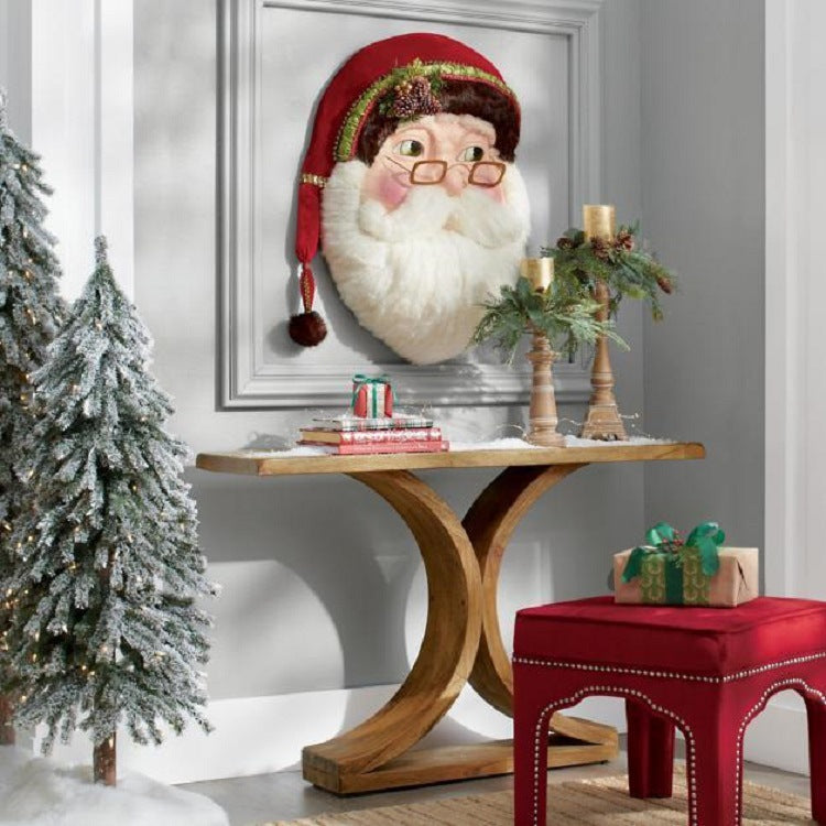 Wooden Santa's House Christmas Wall Sign