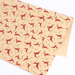 Papel de Embrulho de Natal Kraft Grosso 50x70 cm