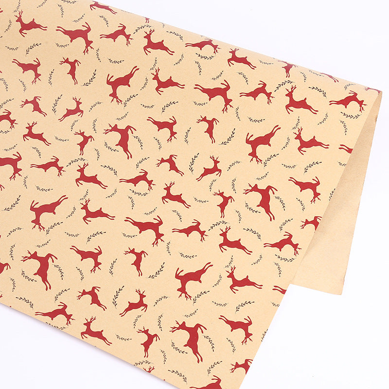 Thick Kraft Christmas Wrapping Paper 50x70 cm