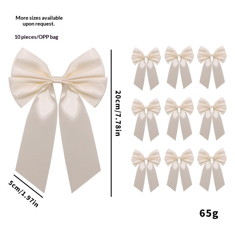 Christmas Bow Ornaments, Pack of 10