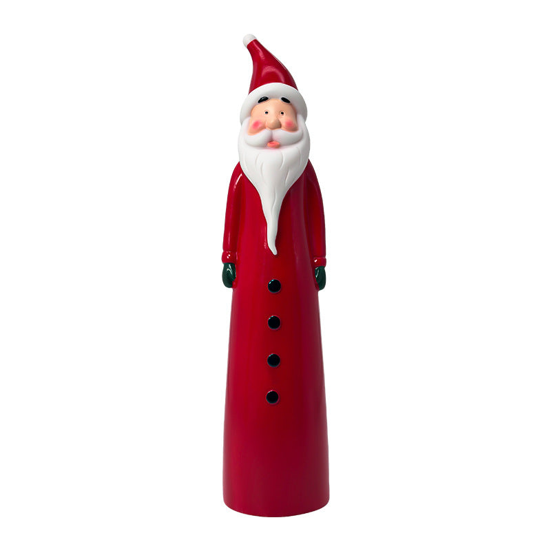 Figurines de Noël Père Noël et bonhomme de neige en vinyle