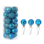 Shiny and Matte Christmas Ball Ornaments
