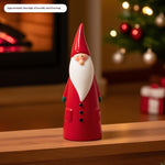 Figurines de Noël Père Noël et bonhomme de neige en vinyle