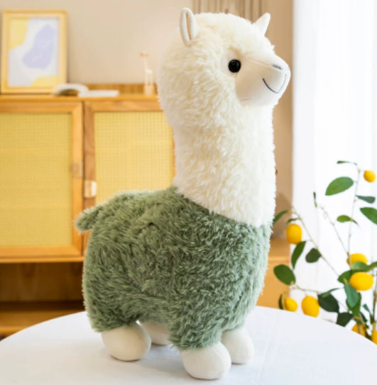 Alpaca di peluche soffice