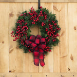 Guirlande de Noël aux baies rouges, 40 cm