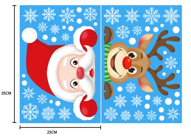 Christmas Static Cling Window Stickers