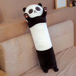 Cojín largo de peluche de panda y koala gigante
