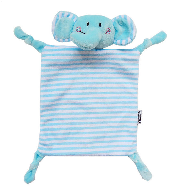 Doudou couverture animal en peluche pour bébé