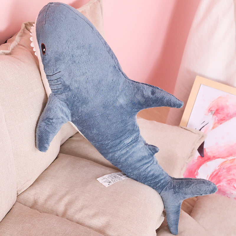 Cuddly Shark Plush Pillow