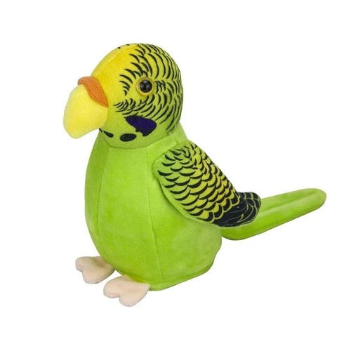 Pratende papegaaienknuffel die nazegt