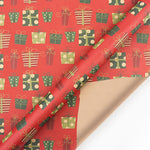 Papier cadeau kraft de Noël vintage