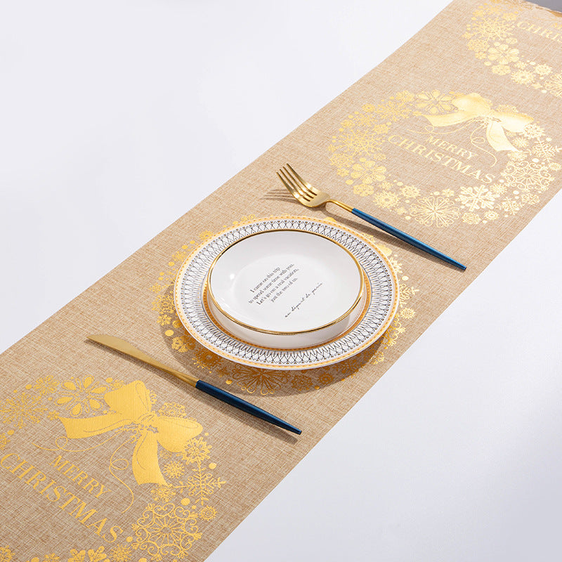 Reindeer and Snowman Christmas Table Runner