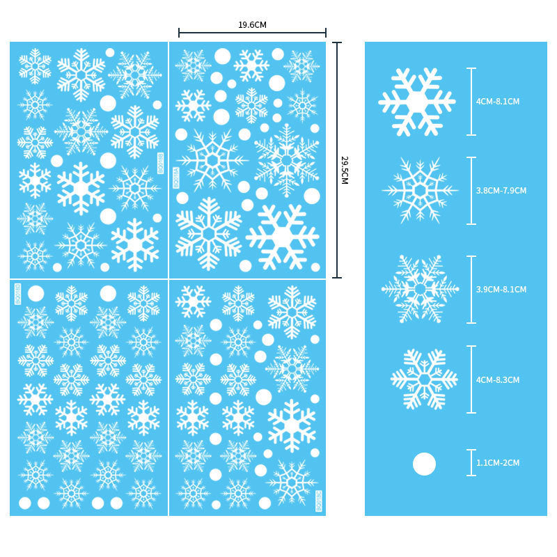 Christmas Static Cling Window Stickers