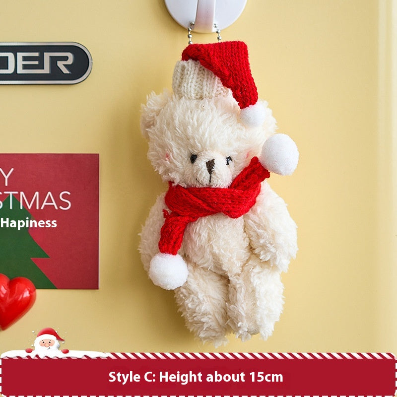 Plush Christmas Doll Hanging Ornament