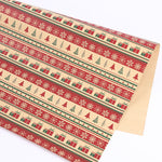 Papel de Embrulho de Natal Kraft Grosso 50x70 cm