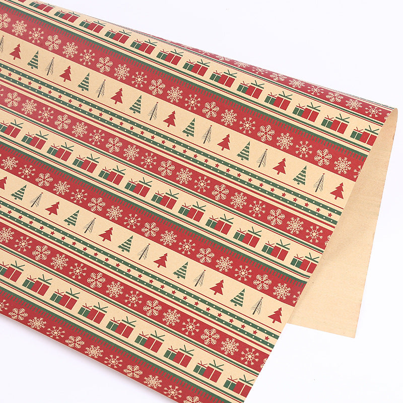 Thick Kraft Christmas Wrapping Paper 50x70 cm