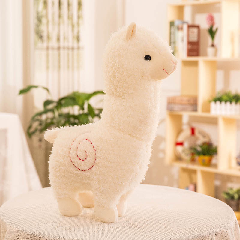 Alpaca di peluche soffice