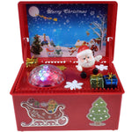 Boîte cadeau de Noël musicale surprise