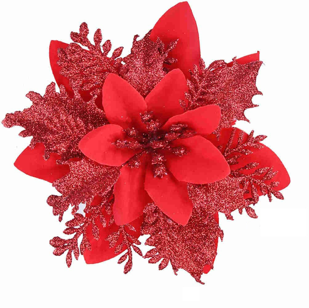 Double-Layer Christmas Flower Tree Decoration