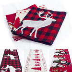Reindeer and Snowman Christmas Table Runner
