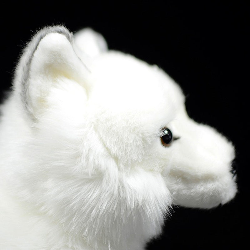 Fluffy Arctic Fox Plush Toy