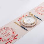 Reindeer and Snowman Christmas Table Runner