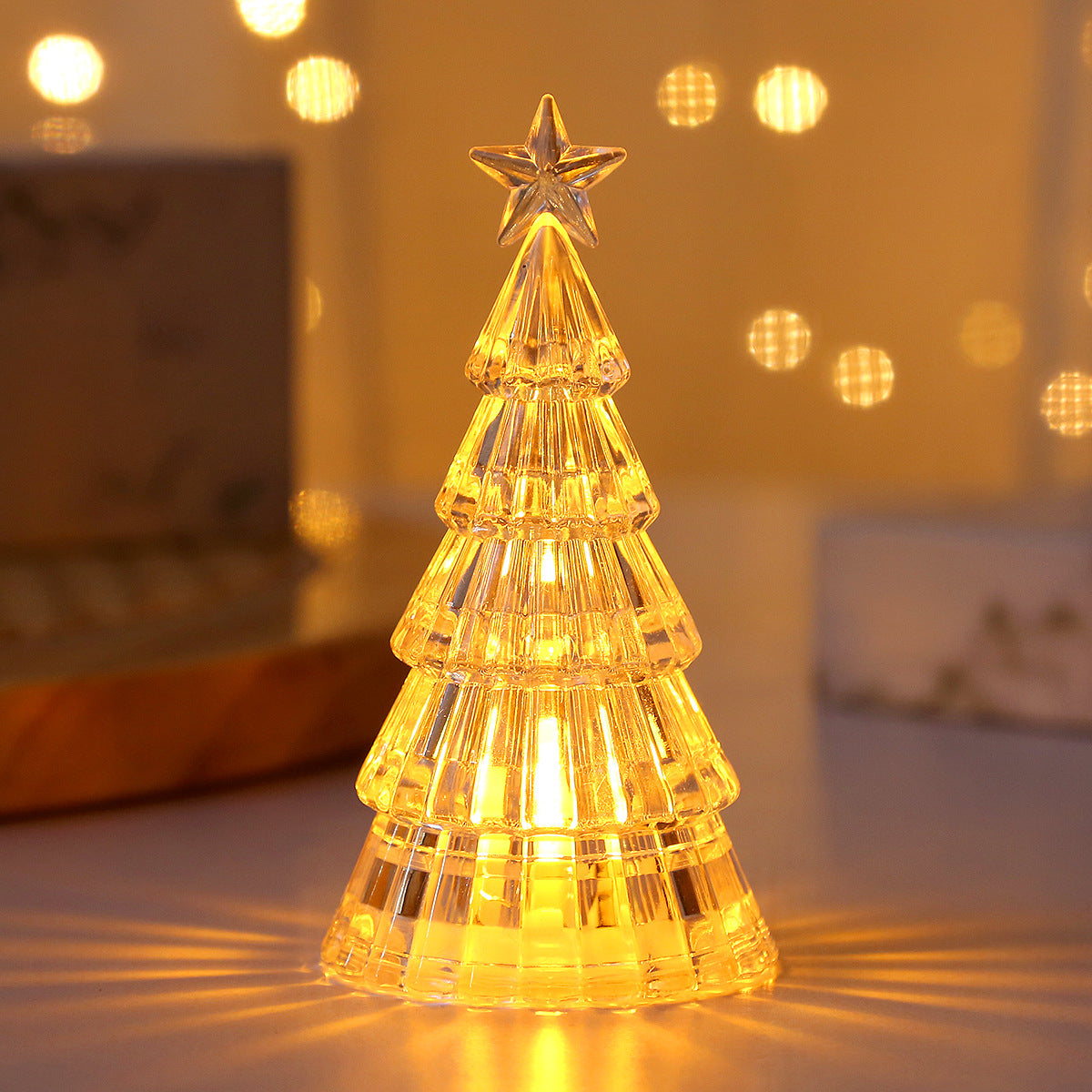 Mini Crystal Christmas Tree LED Night Light