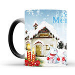 Taza mágica Merry Christmas que cambia de color