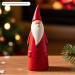 Figurines de Noël Père Noël et bonhomme de neige en vinyle