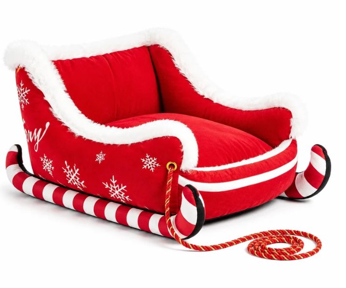 Santa’s Sleigh Pet Bed
